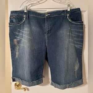 Avenue Blue Jean Shorts